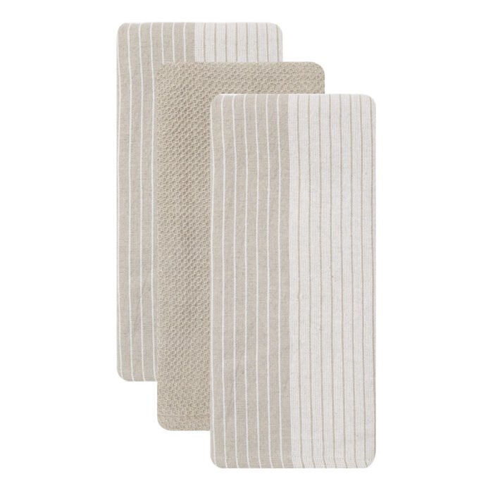 Safti Stripe -Fouta Kitchen Towels, Pack of 3