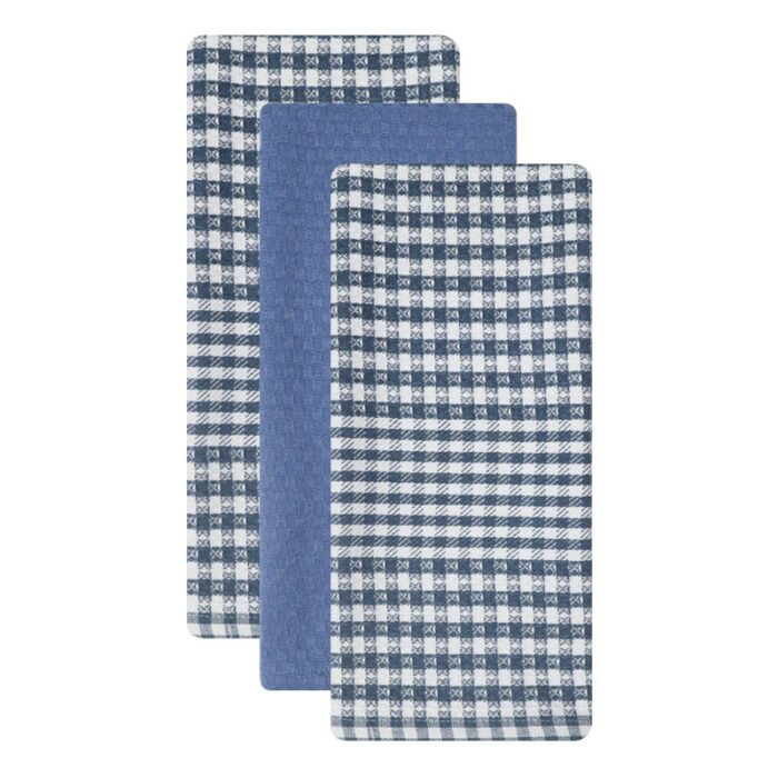 popcorn stripe - Kitchen Towels, Pack of 3