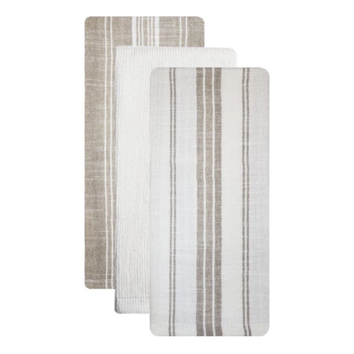 Bistro Stripe - Kitchen Towels, Pack of 3